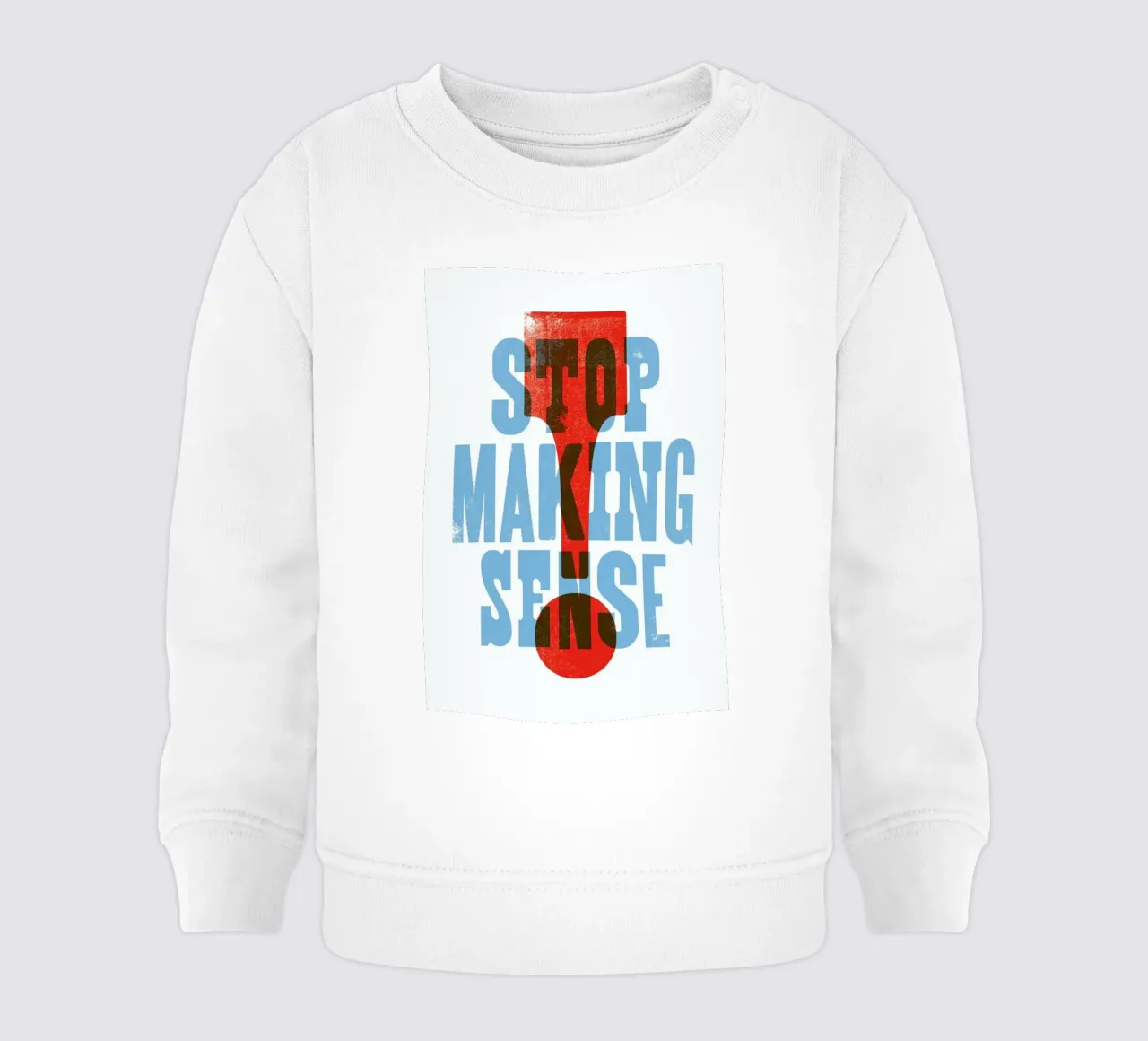 STOP MAKING SENSE felpa neonato da The Indoor Type