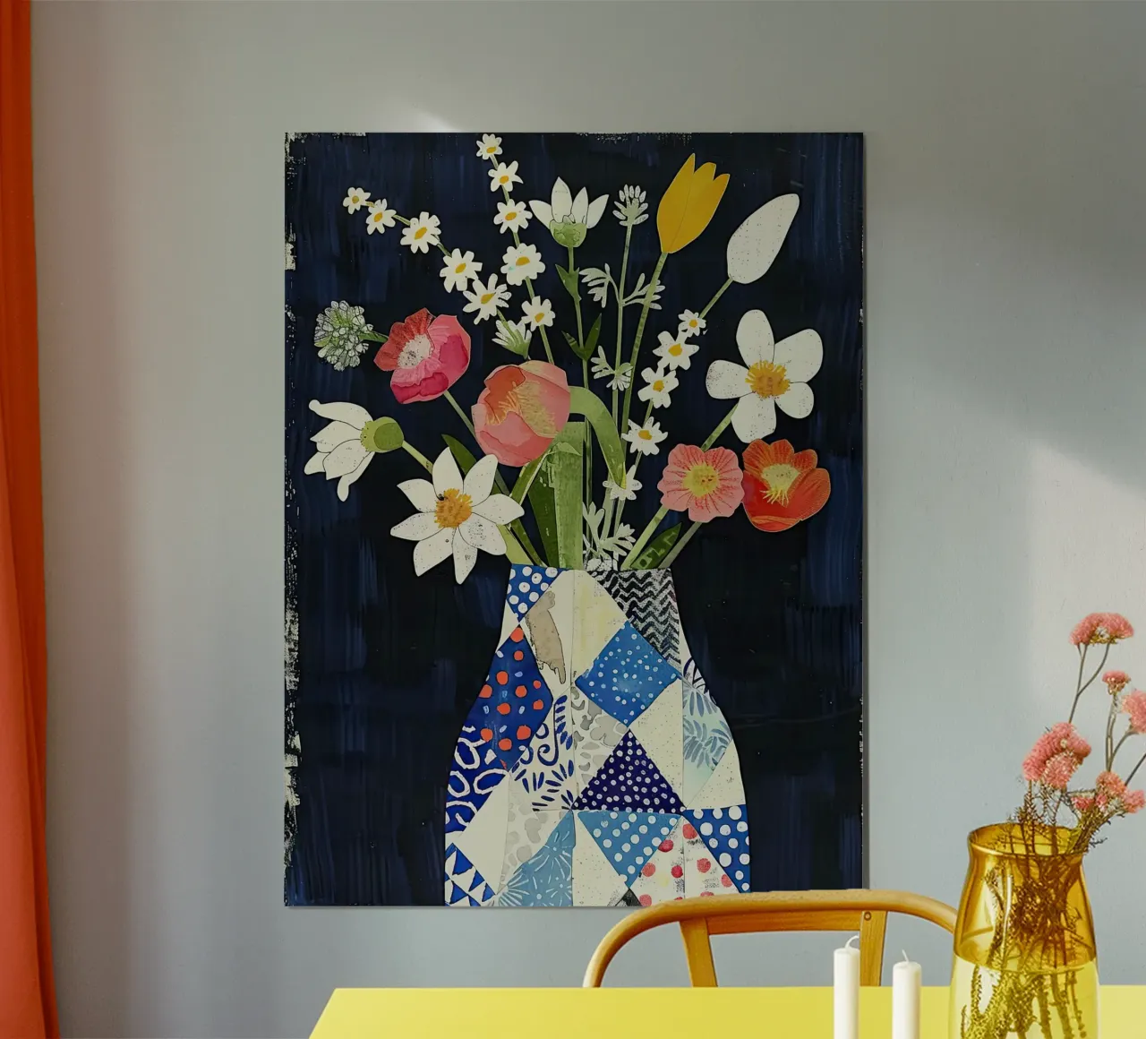 Fiori colorati poster con telaio in plastica da DaarbyN