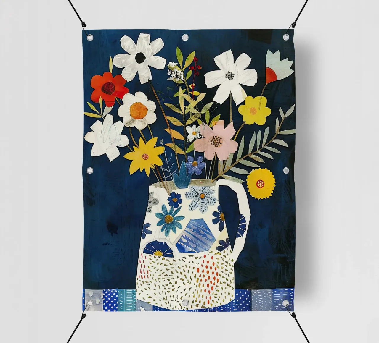 Fiori colorati 2 telo in pvc da DaarbyN