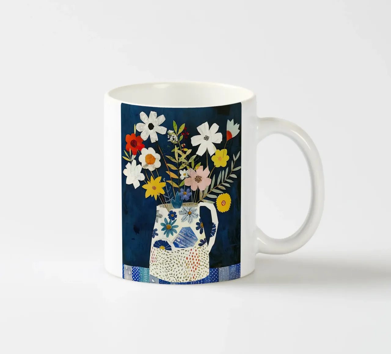 Fiori colorati 2 tazza in ceramica da DaarbyN