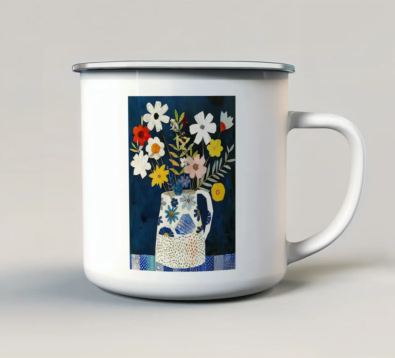 Fiori colorati 2 tazza in smalto da DaarbyN