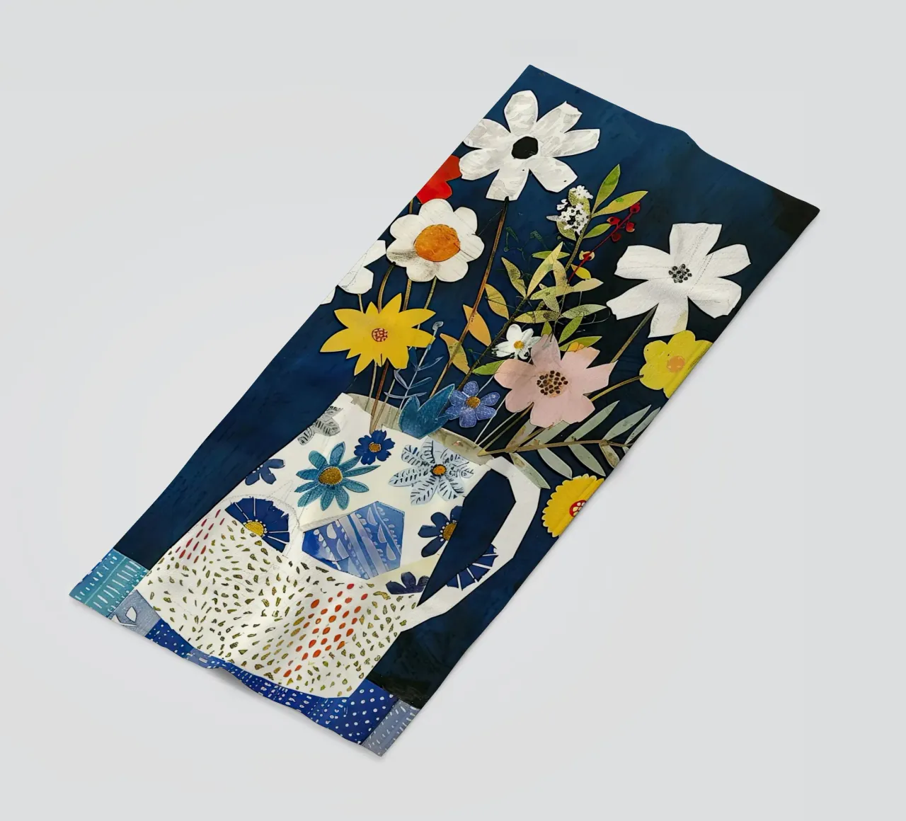 Fiori colorati 2 telo mare da DaarbyN