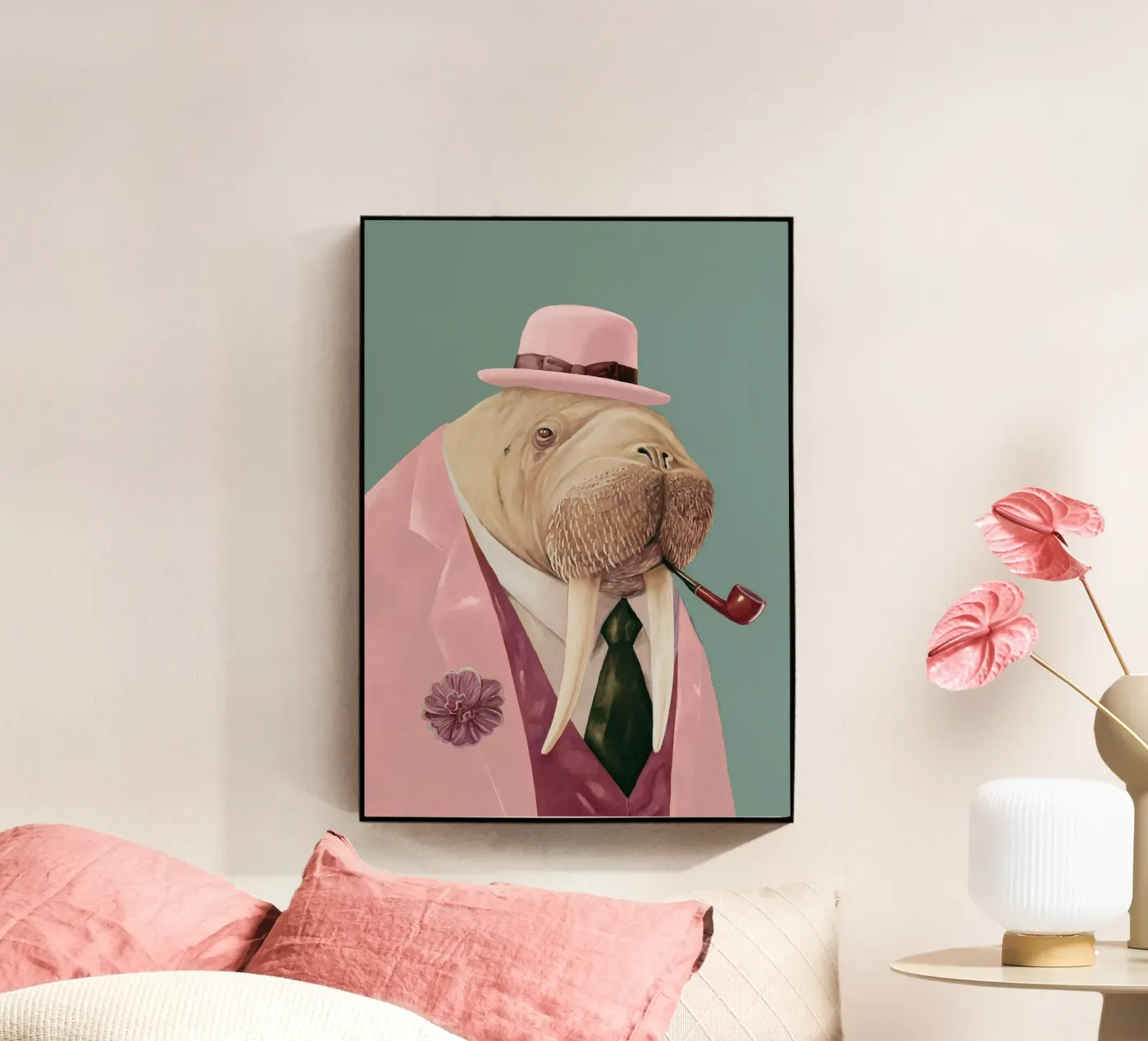 Dapper Walrus - Verde rosa plexiglass da Animal Crew