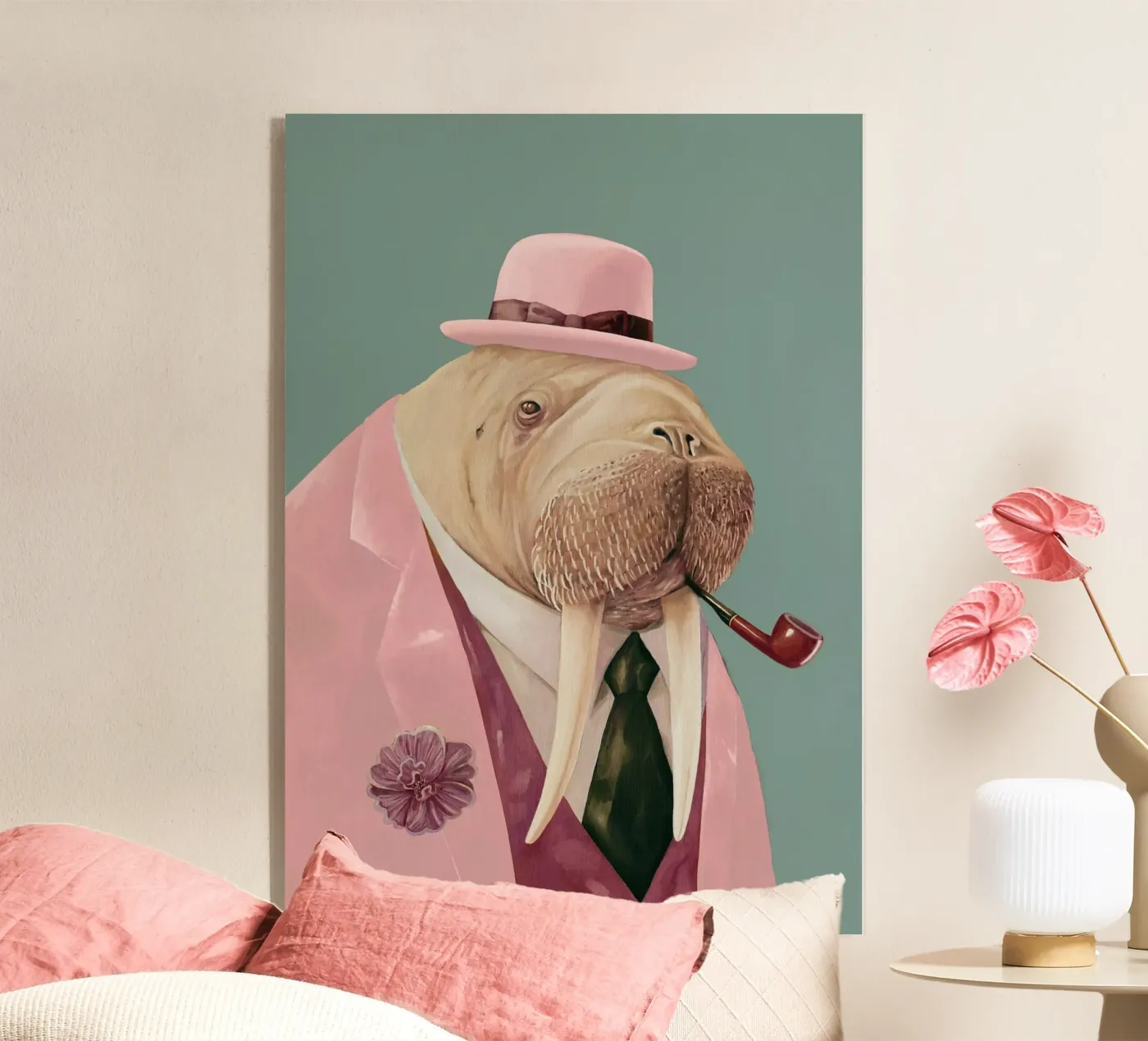 Dapper Walrus - Verde rosa plexiglass da Animal Crew