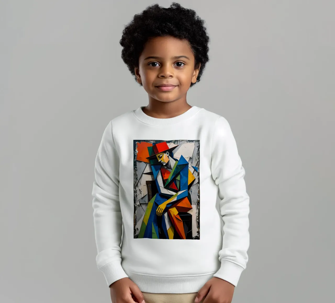 Geometical Abstract Shapes felpa bambino da Jeff Studio