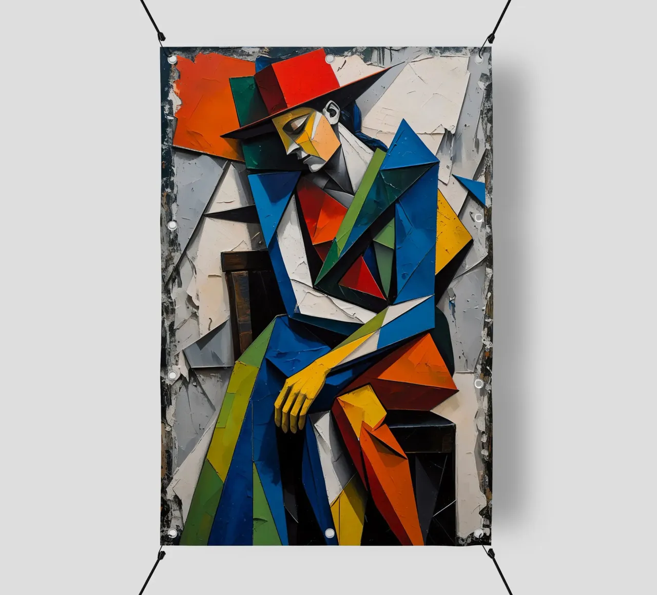 Geometical Abstract Shapes telo in pvc da Jeff Studio