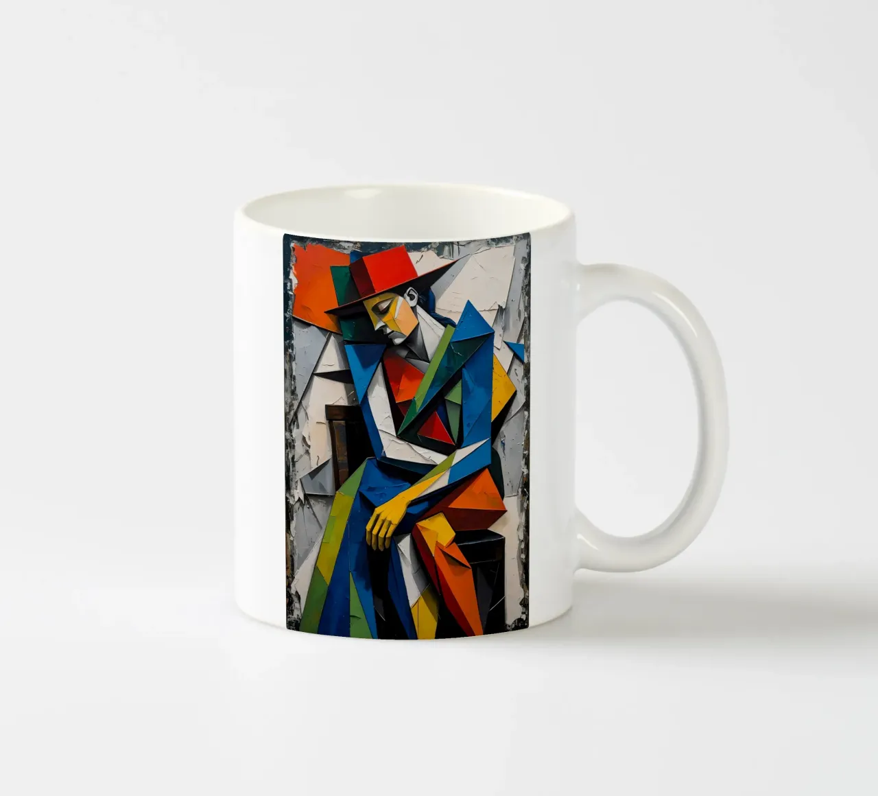 Geometical Abstract Shapes tazza in ceramica da Jeff Studio