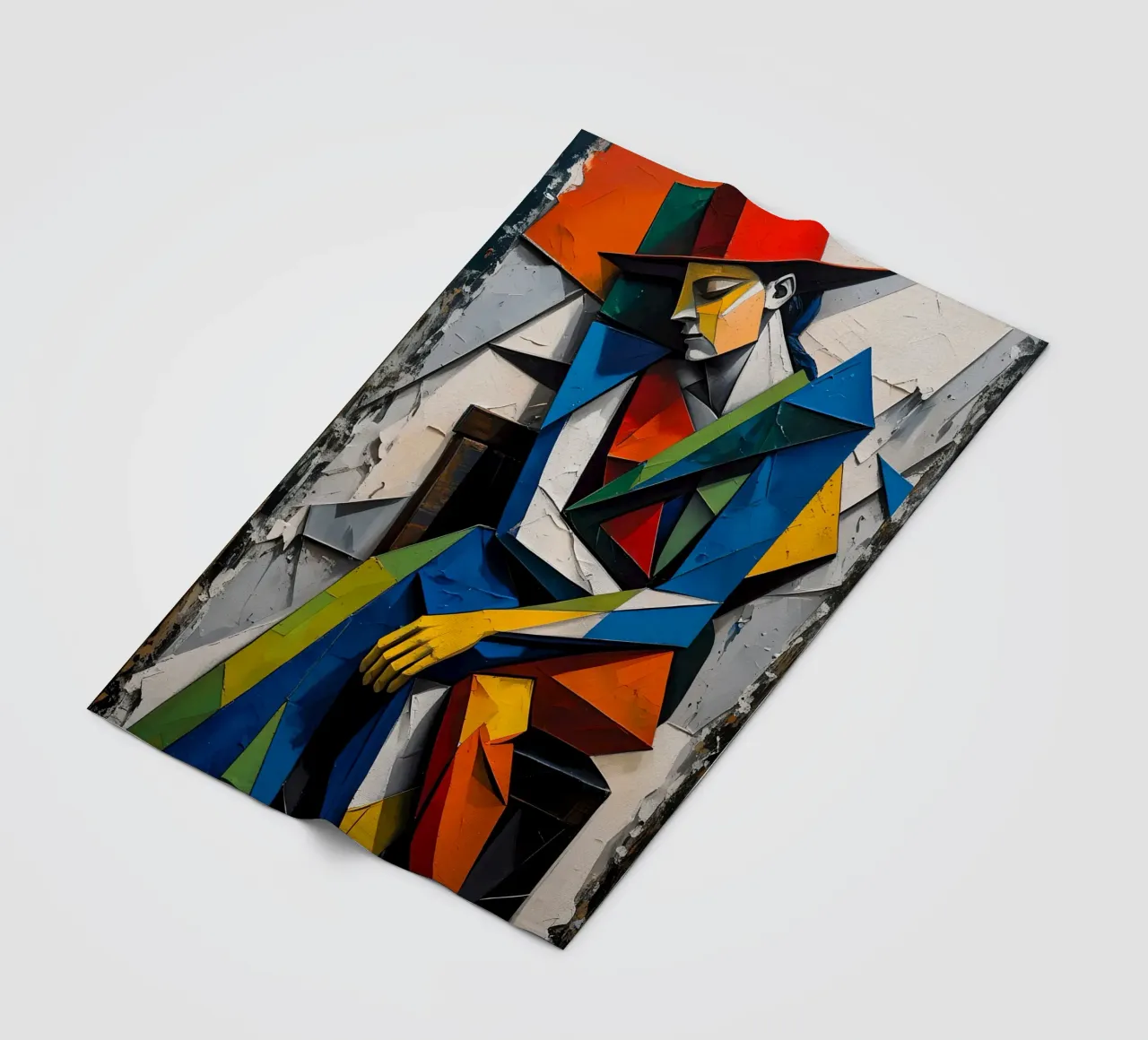 Geometical Abstract Shapes coperta in pile da Jeff Studio