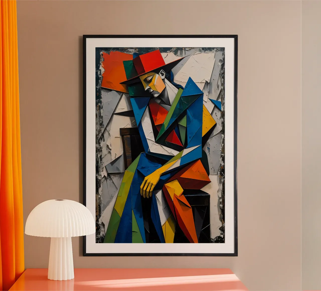 Geometical Abstract Shapes poster da Jeff Studio