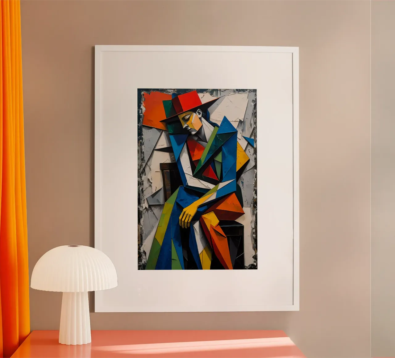 Geometical Abstract Shapes poster da Jeff Studio