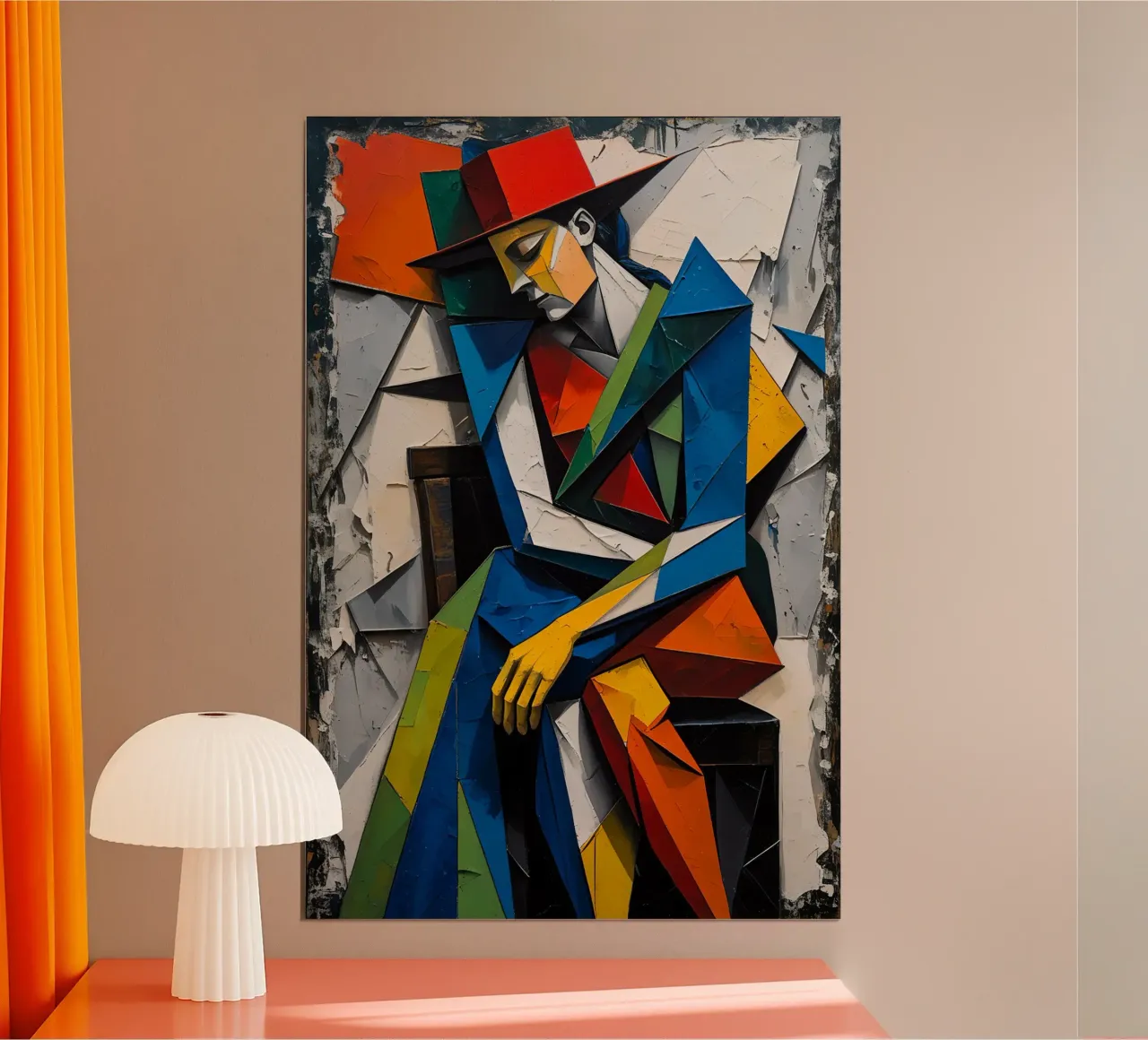 Geometical Abstract Shapes poster da Jeff Studio