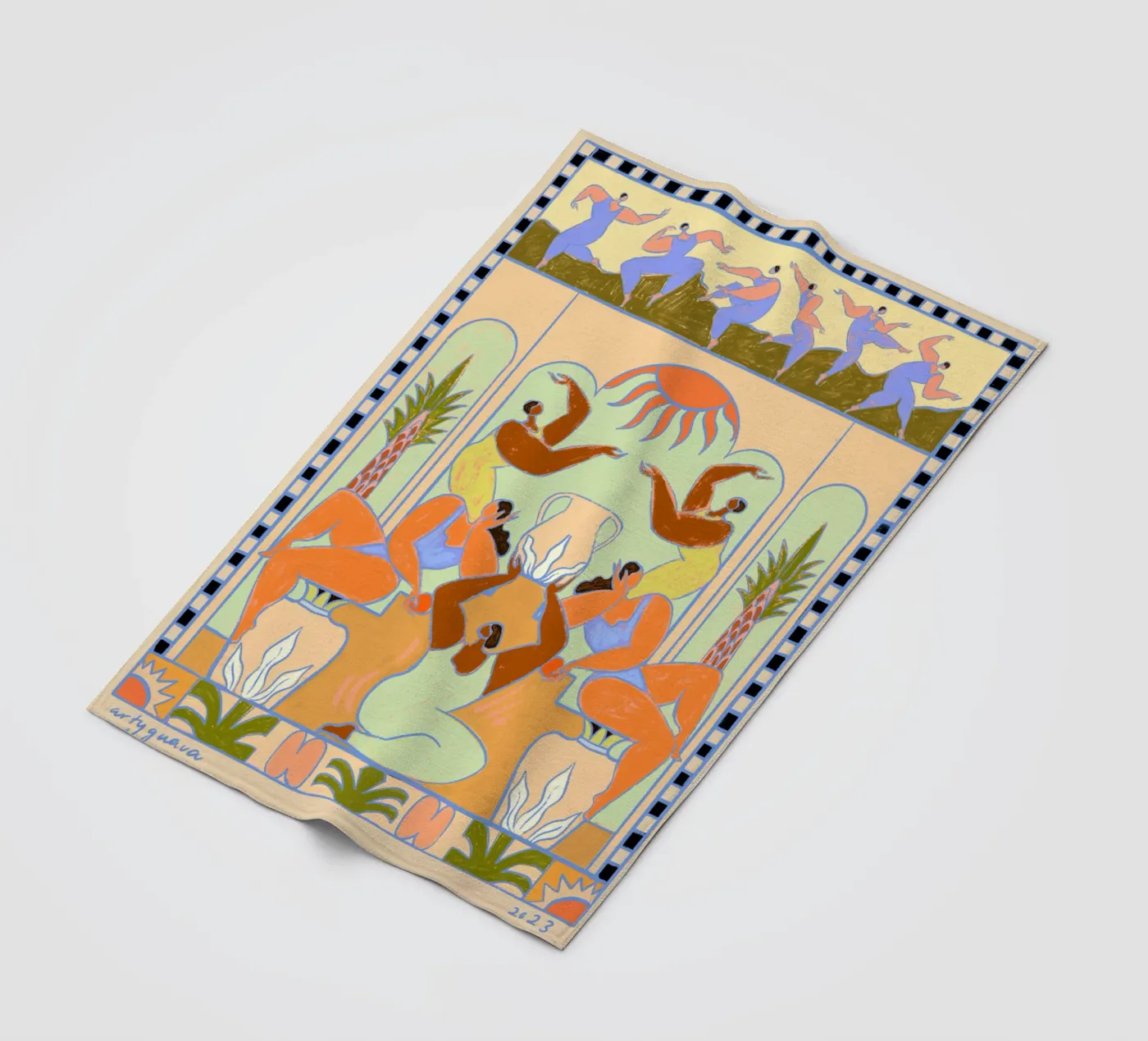 Rainkeeper fleece blanket by Arty Guava