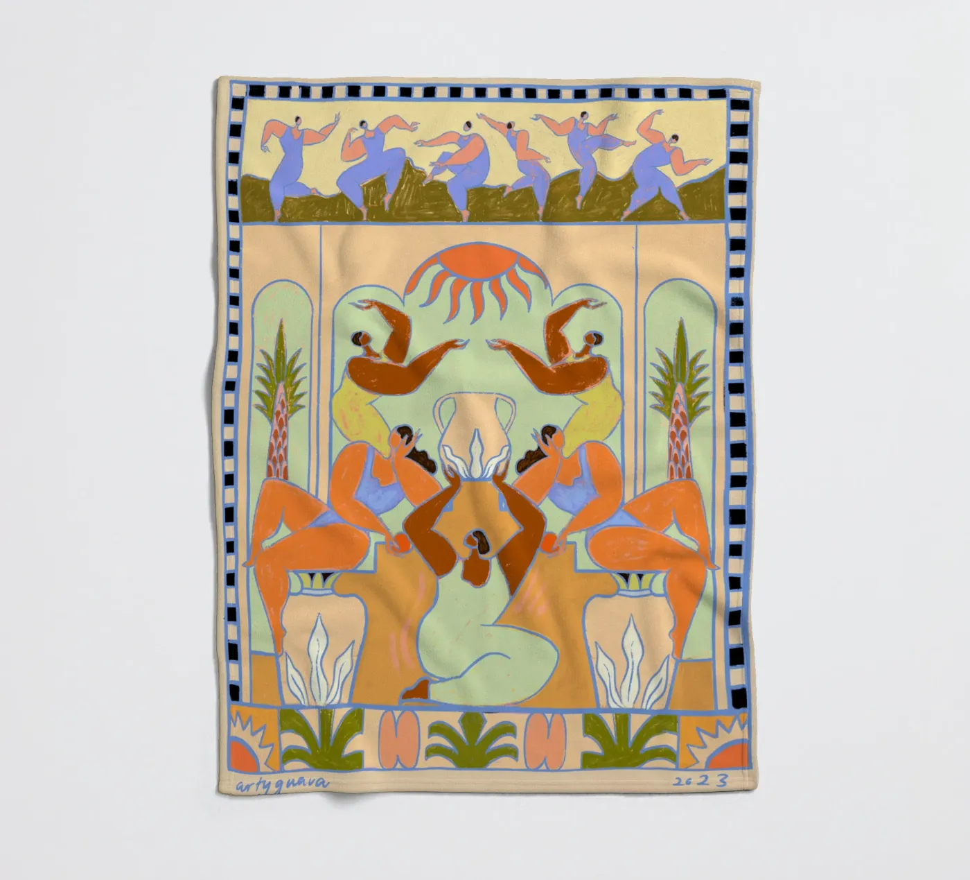 Rainkeeper fleece blanket by Arty Guava