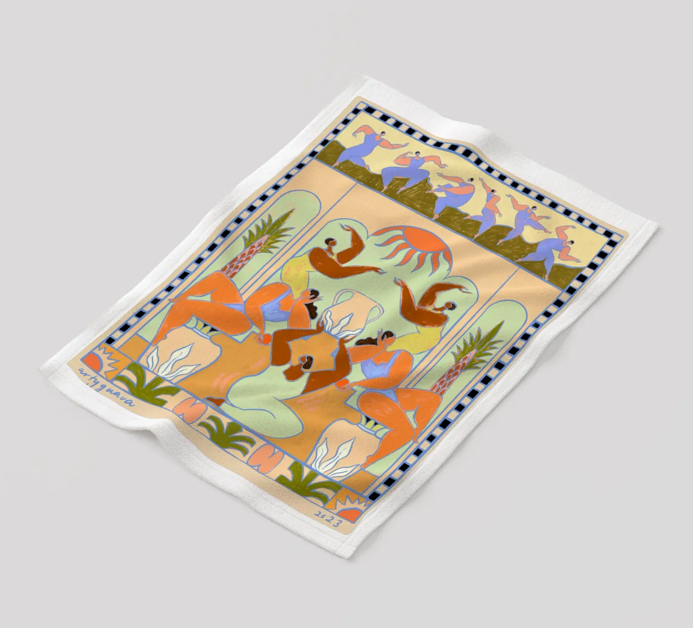 Rainkeeper fleece blanket by Arty Guava