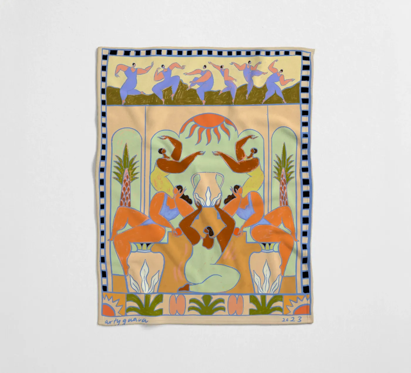 Rainkeeper fleece blanket by Arty Guava