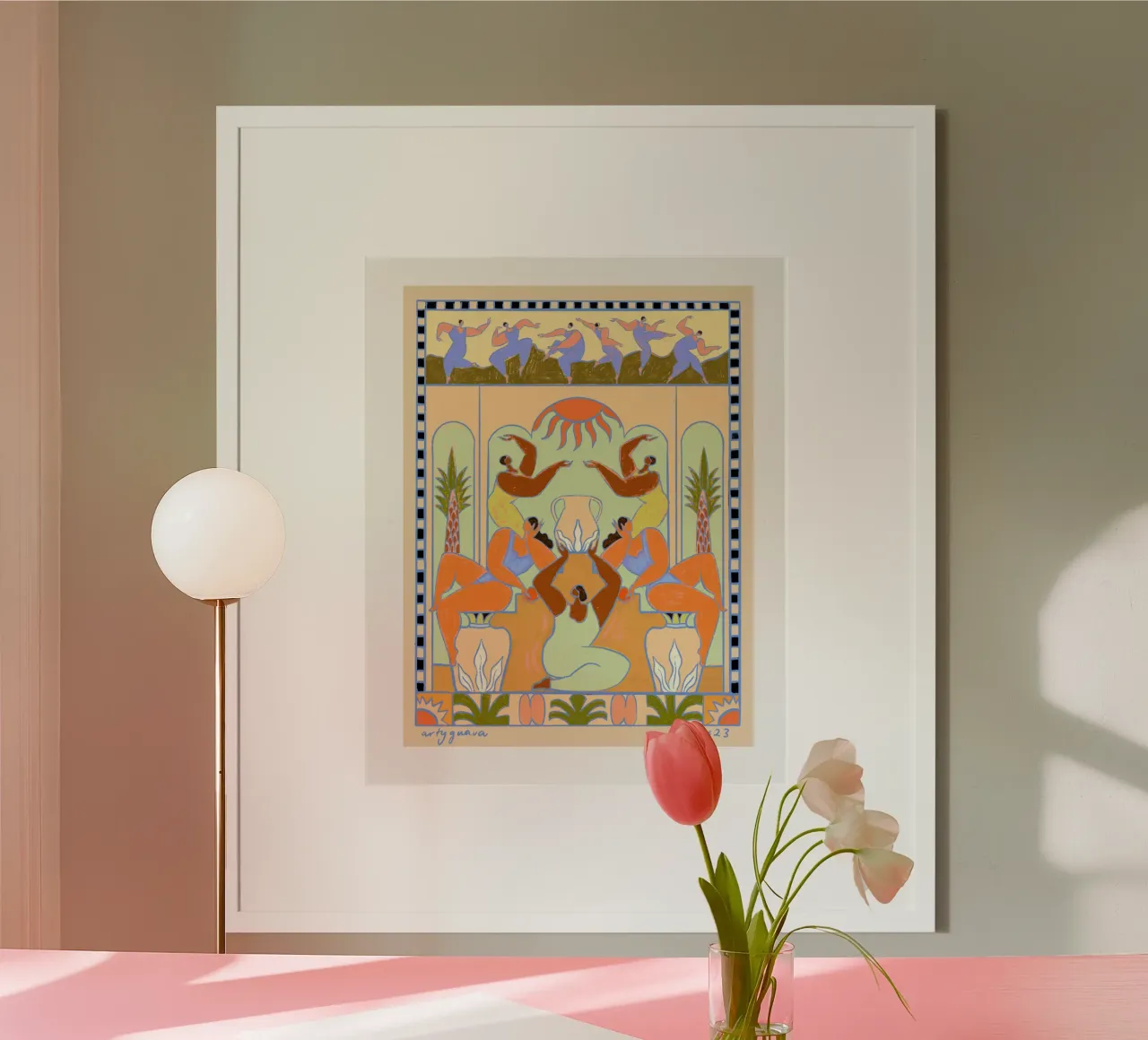 Rainkeeper poster with aluminum frame by Arty Guava