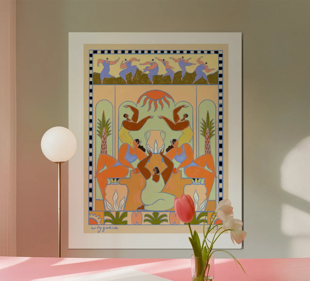 Rainkeeper poster with aluminum frame by Arty Guava