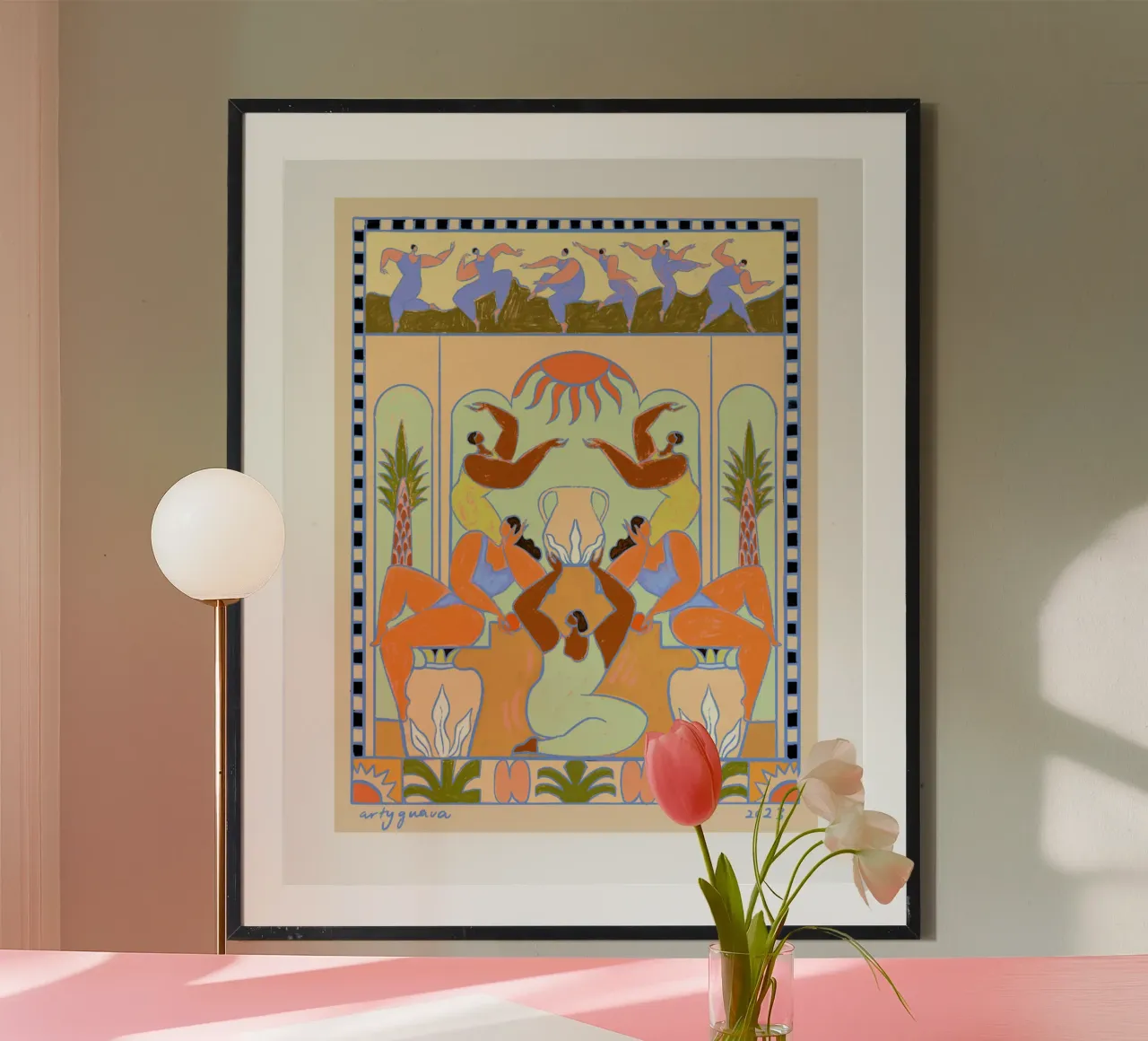 Rainkeeper poster with aluminum frame by Arty Guava