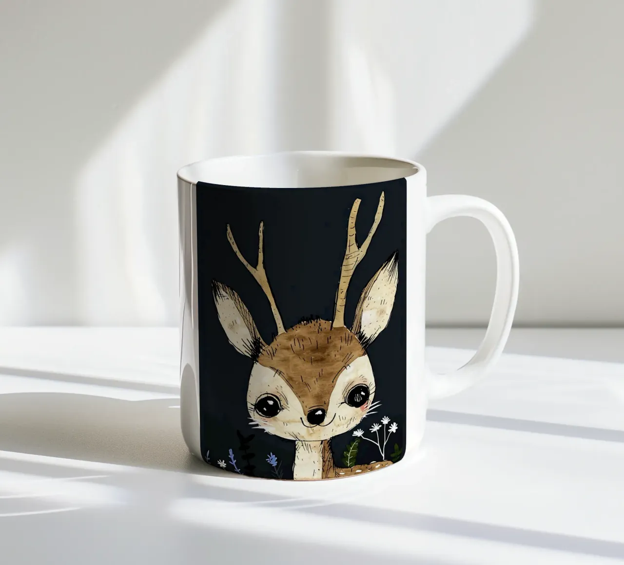 Cervo gentile tazza in ceramica da DaarbyN