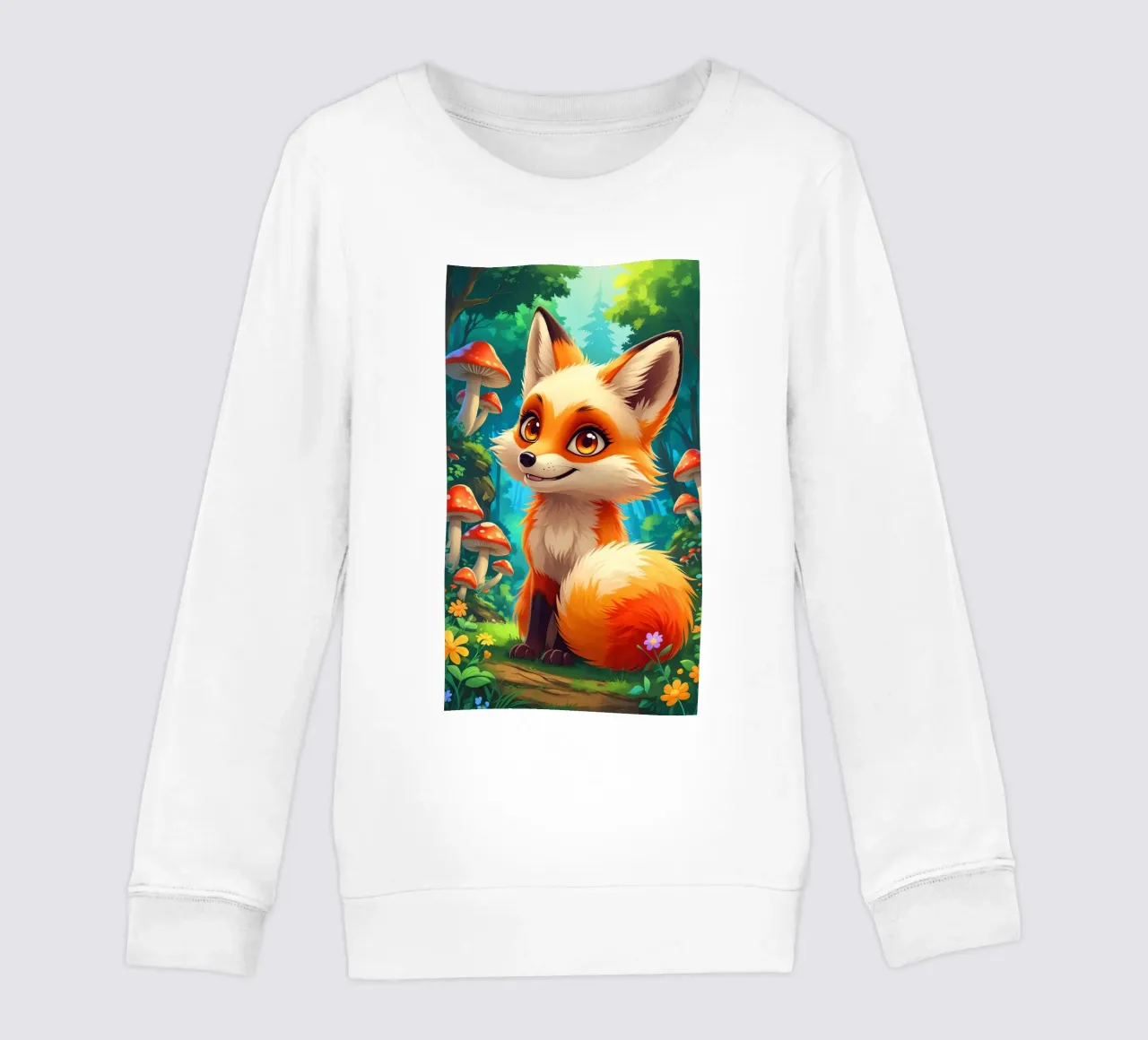 Fox in a Beautiful Forest felpa bambino da Jeff Studio