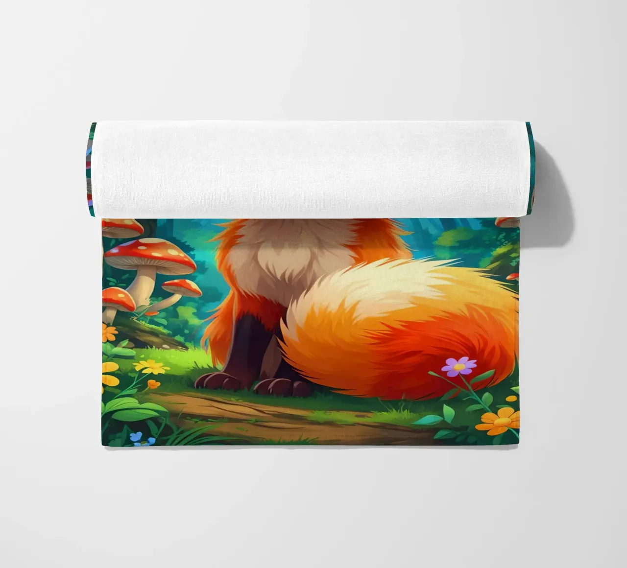 Fox in a Beautiful Forest telo mare da Jeff Studio