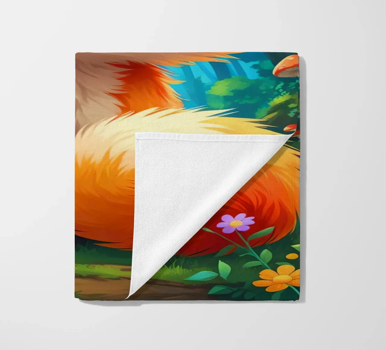 Fox in a Beautiful Forest telo mare da Jeff Studio