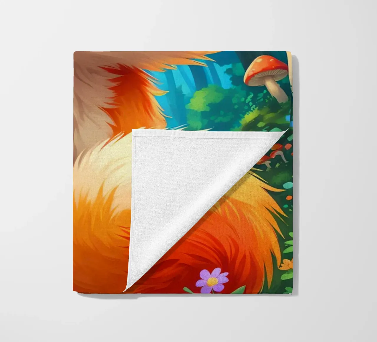 Fox in a Beautiful Forest telo mare da Jeff Studio