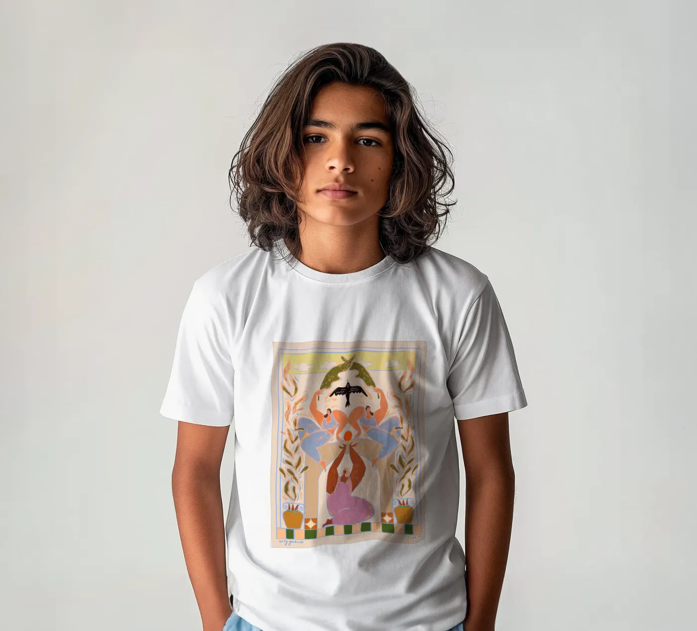 Taking Flight t-shirt bambini da Arty Guava