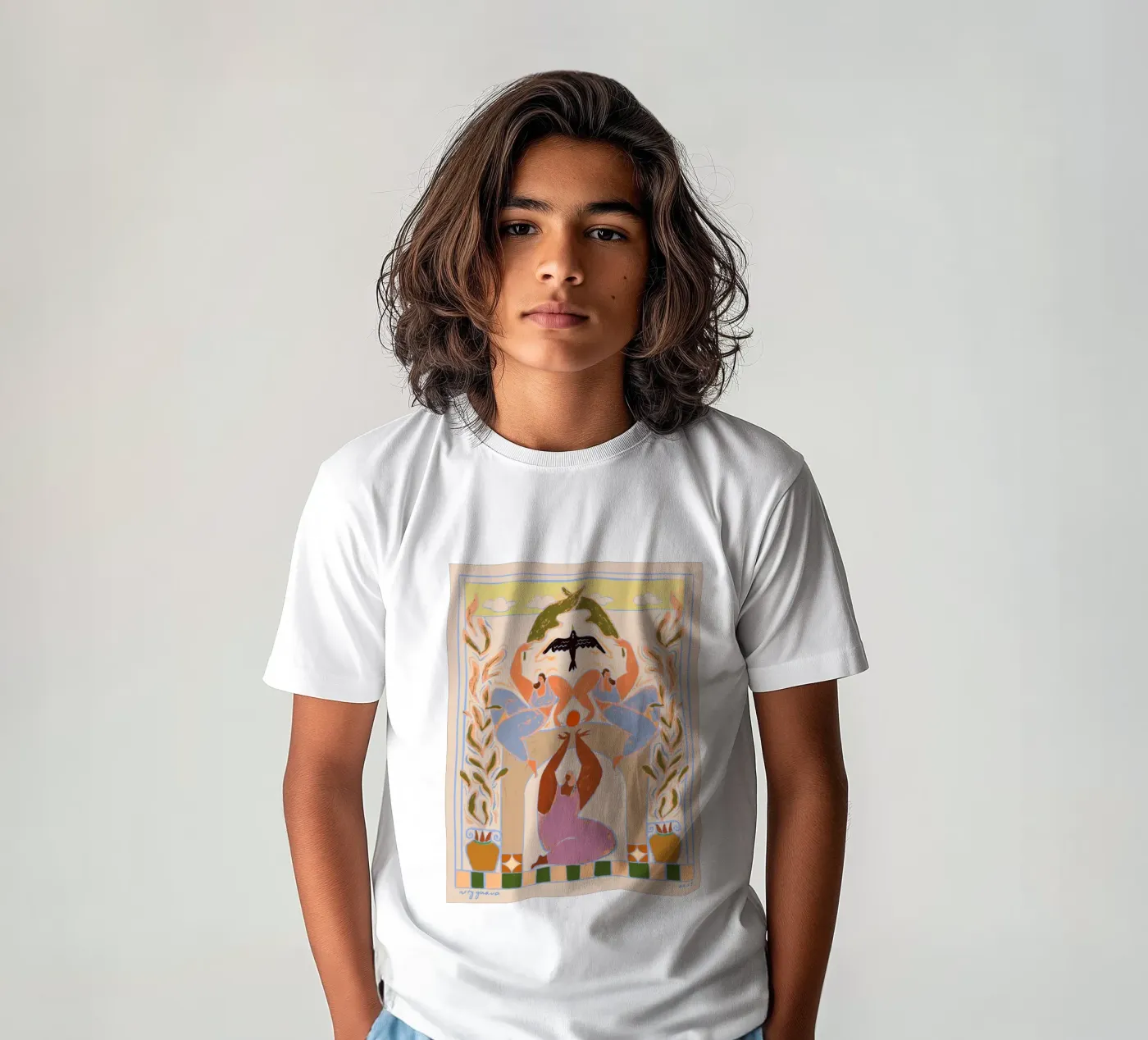 Taking Flight t-shirt bambini da Arty Guava