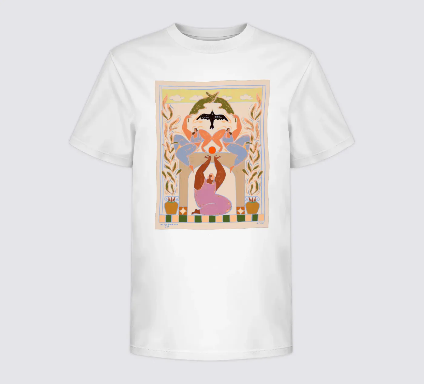Taking Flight t-shirt bambini da Arty Guava