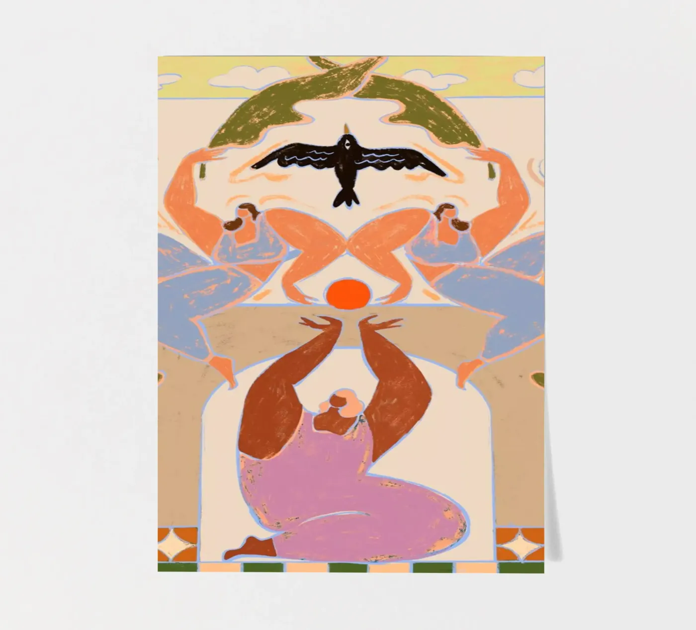 Taking Flight sticker sheet by Arty Guava