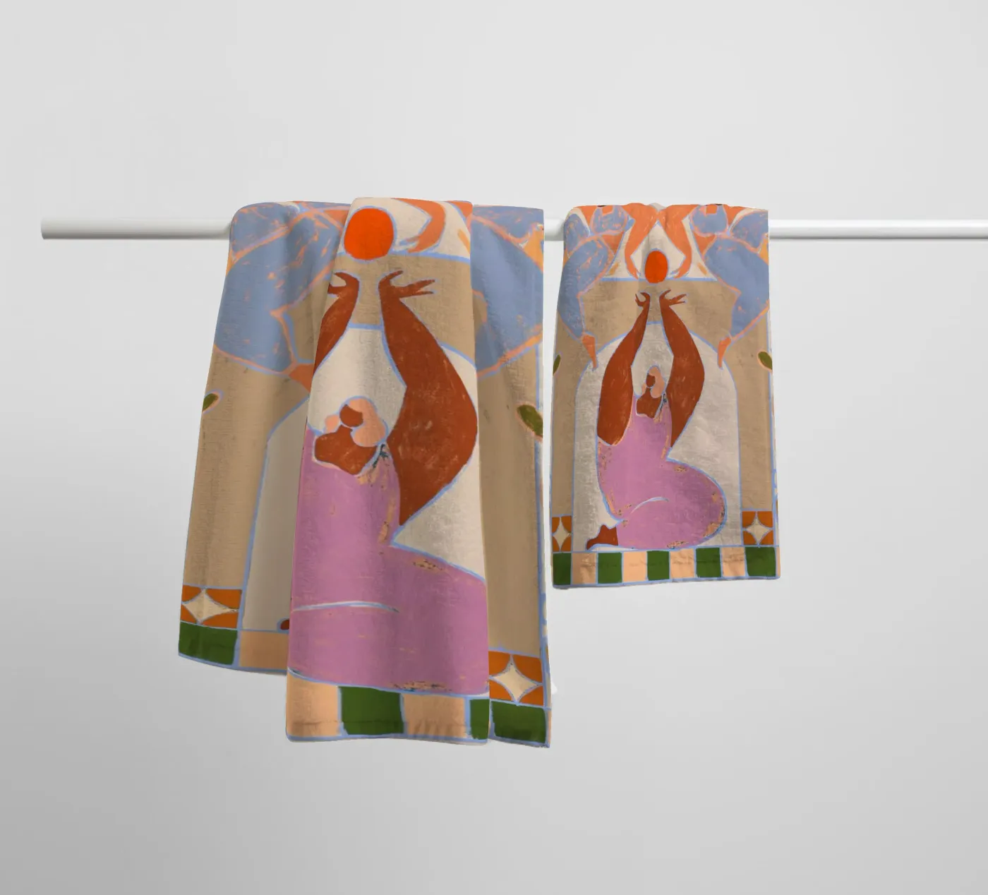 Taking Flight badhanddoek van Arty Guava