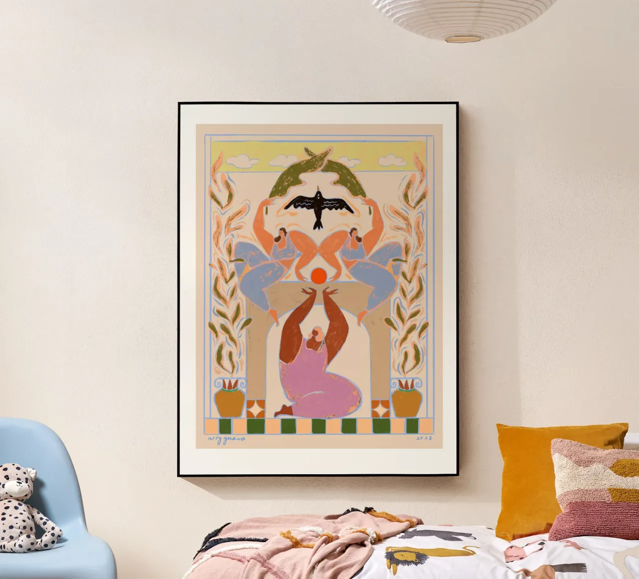 Taking Flight plexiglass da Arty Guava