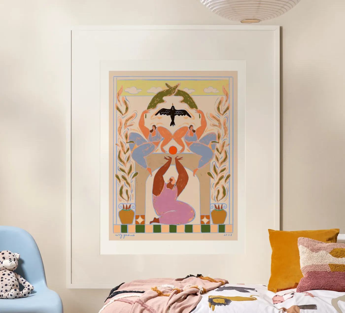 Taking Flight poster van Arty Guava