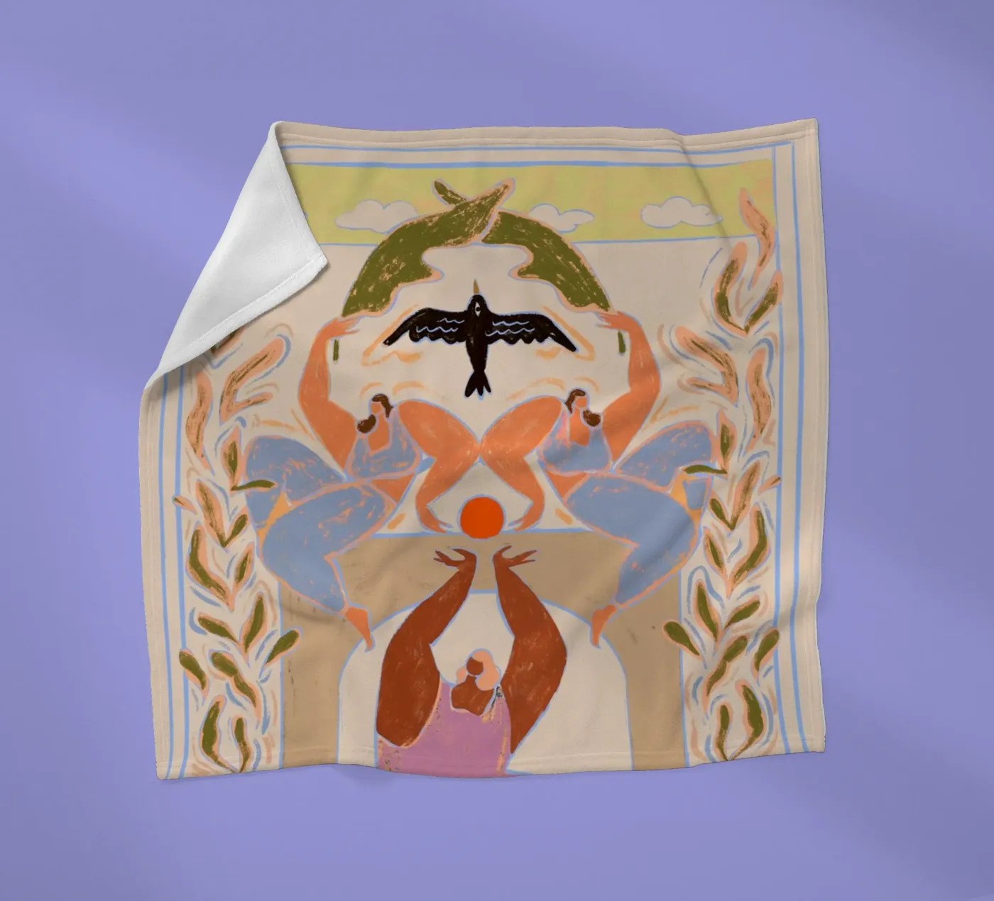 Taking Flight Fleecedecke von Arty Guava