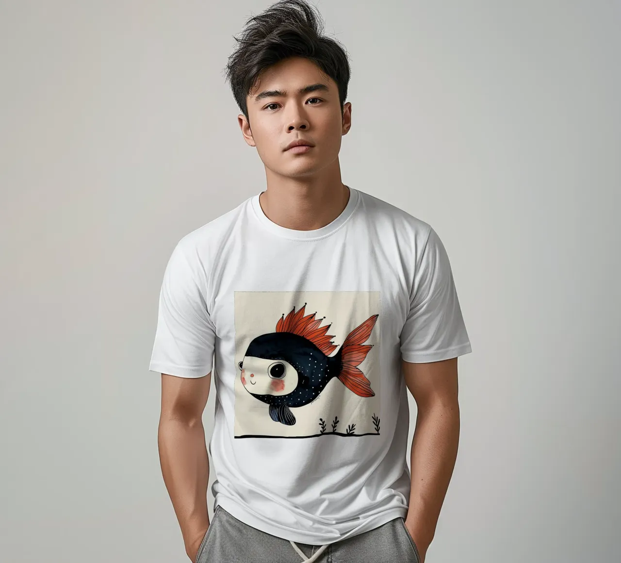 Pesce allegro t-shirt da DaarbyN