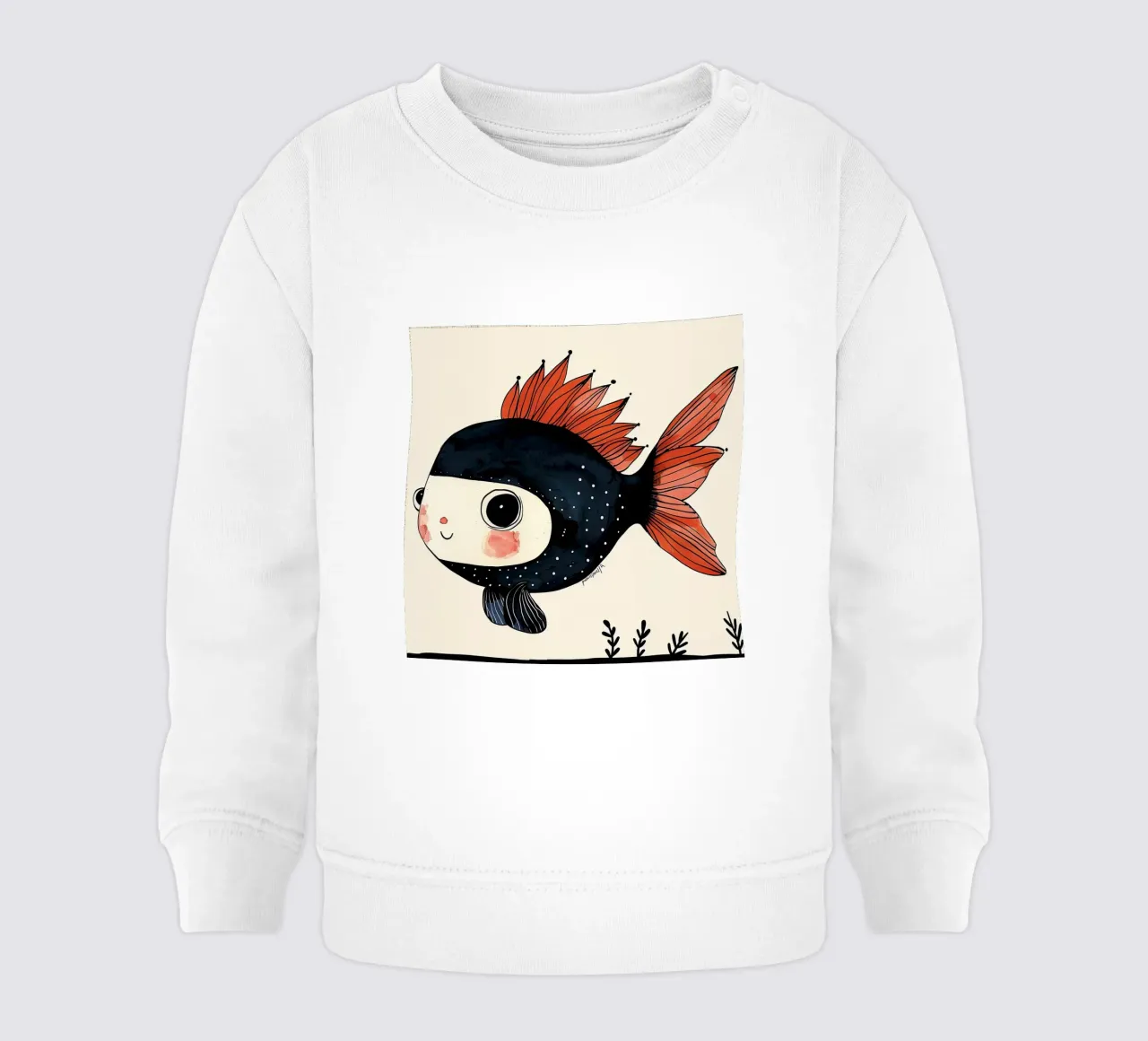 Pesce allegro felpa neonato da DaarbyN