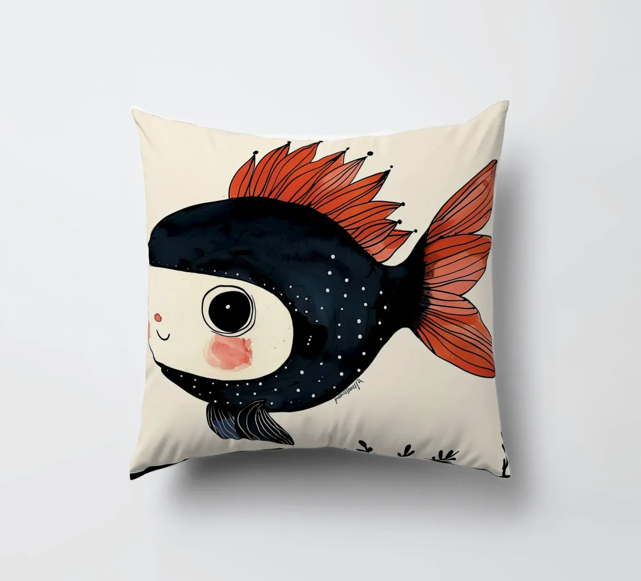Pesce allegro cuscino da DaarbyN