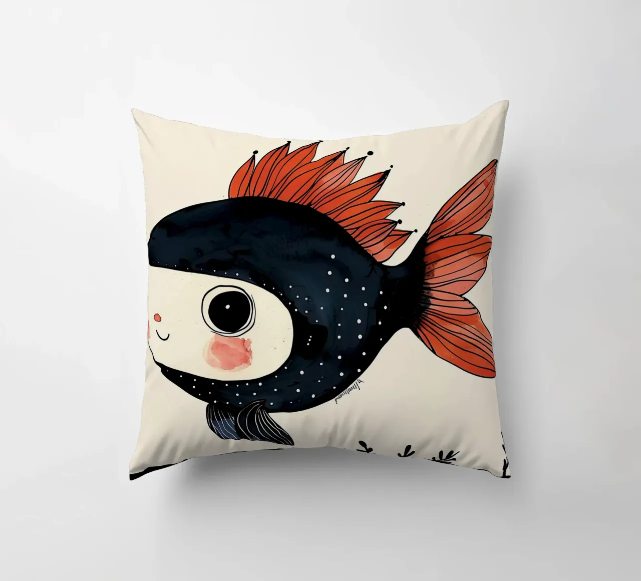 Pesce allegro cuscino da DaarbyN