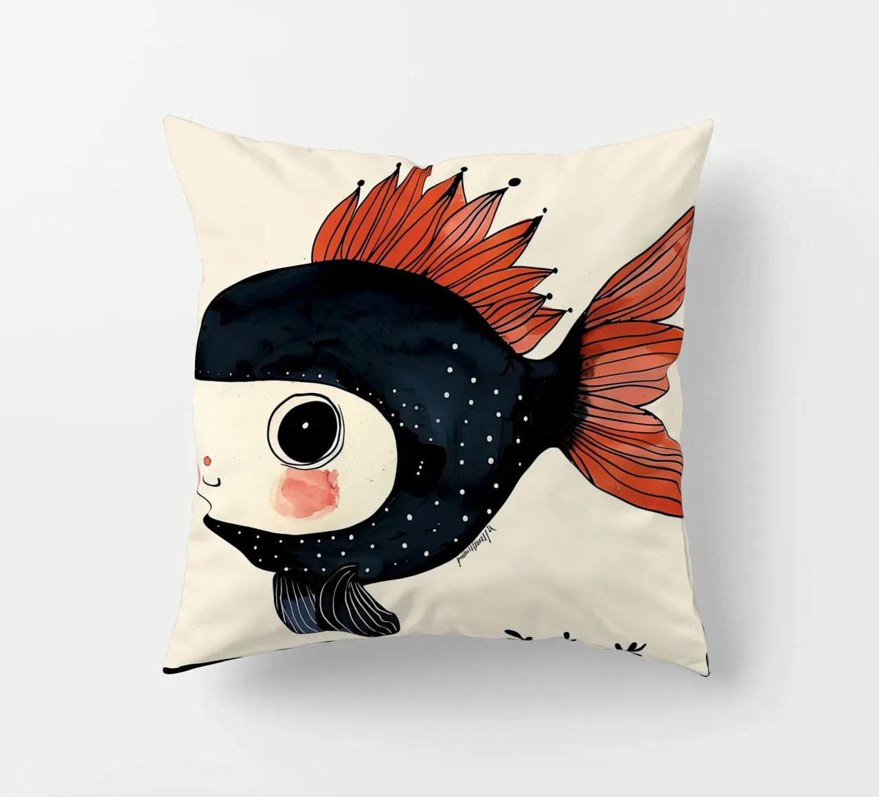 Pesce allegro cuscino da DaarbyN
