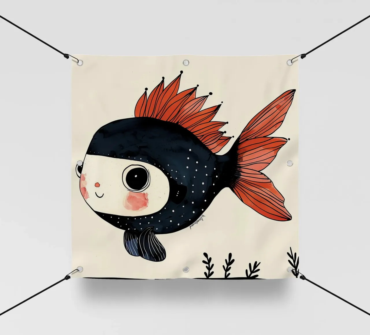Pesce allegro telo in pvc da DaarbyN