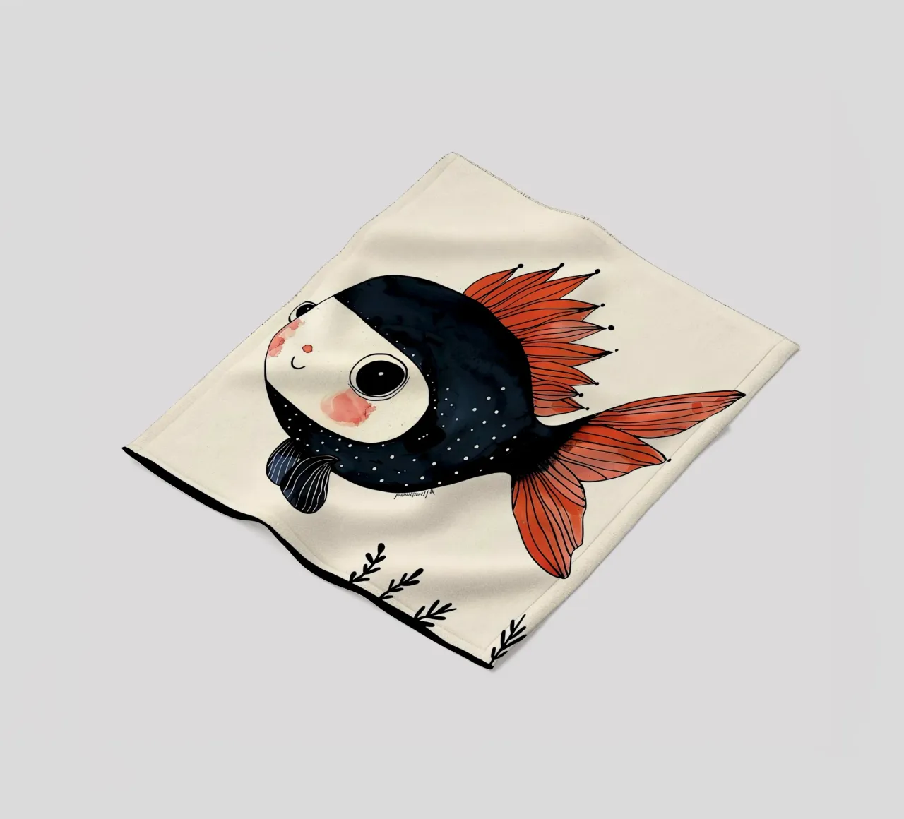 Pesce allegro coperta in pile da DaarbyN