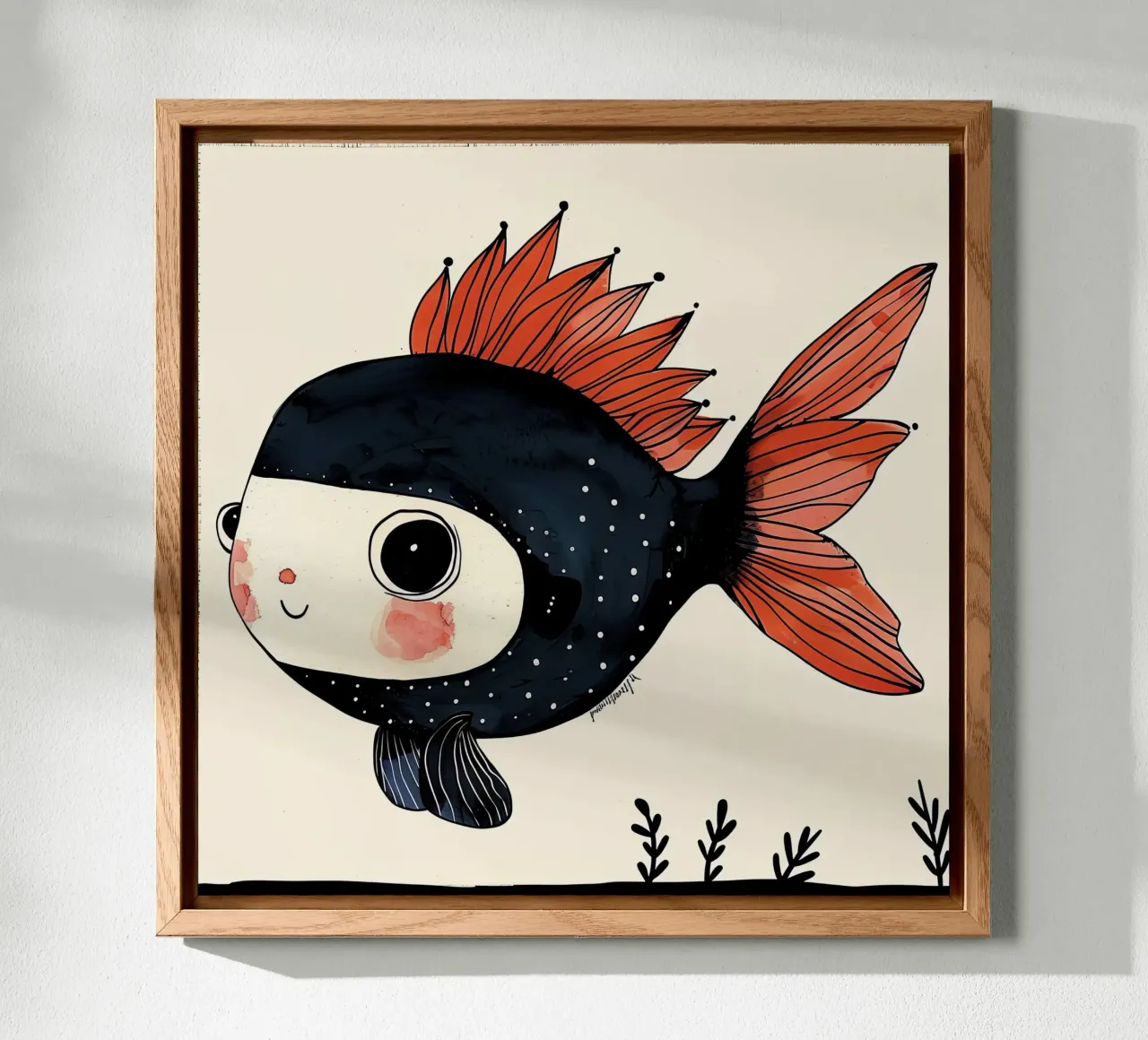 Pesce allegro alluminio dibond da DaarbyN