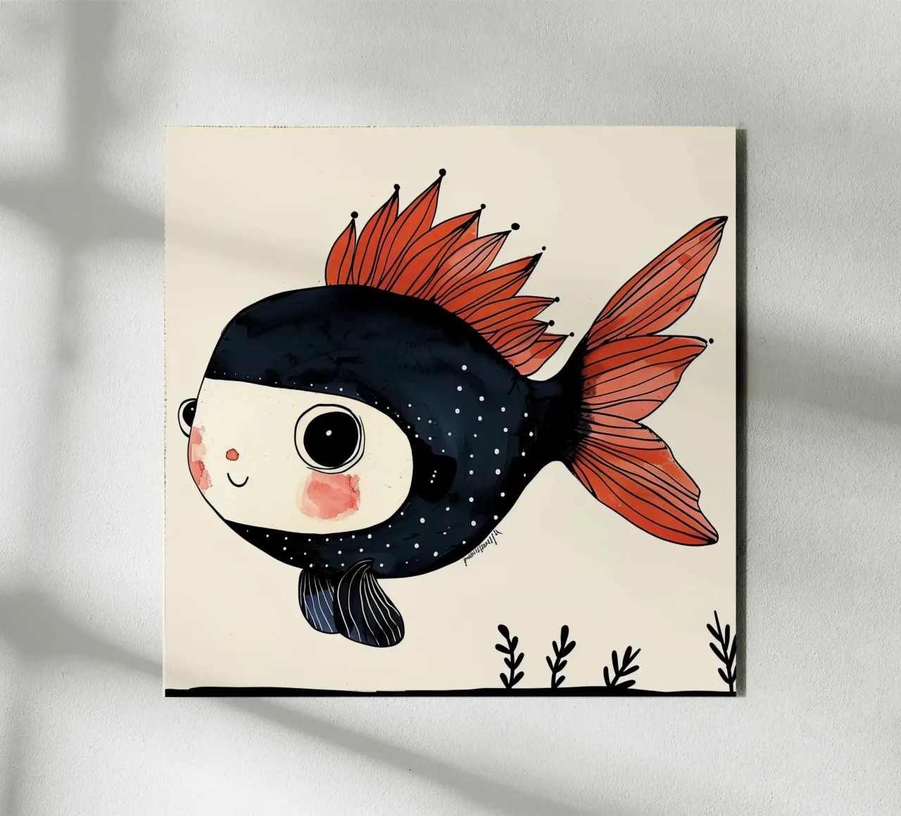 Pesce allegro alluminio dibond da DaarbyN