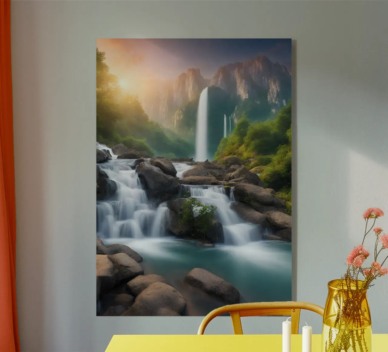 Paradies Waterfall plexiglass da Poster Dreams