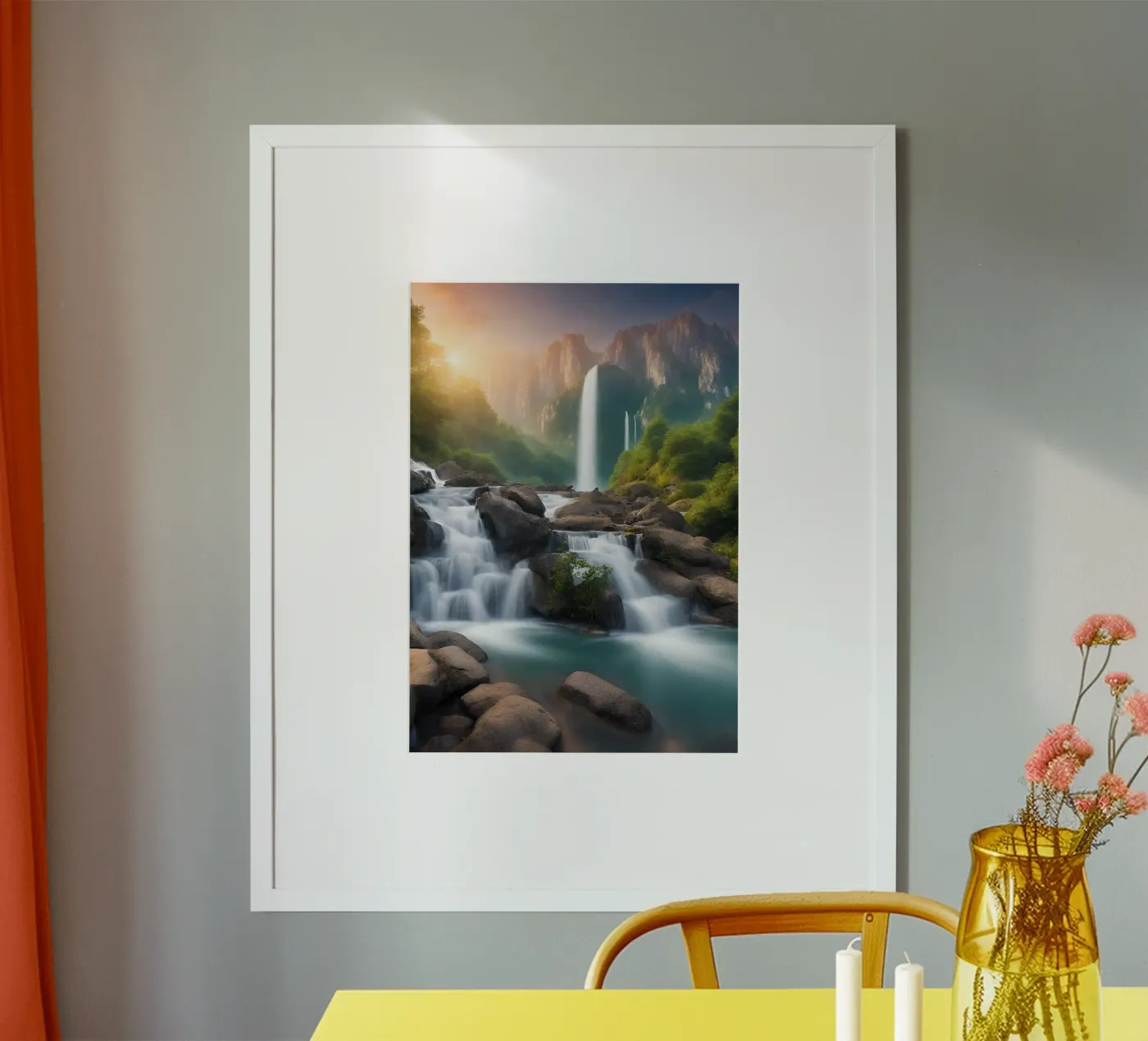 Paradies Waterfall poster da Poster Dreams