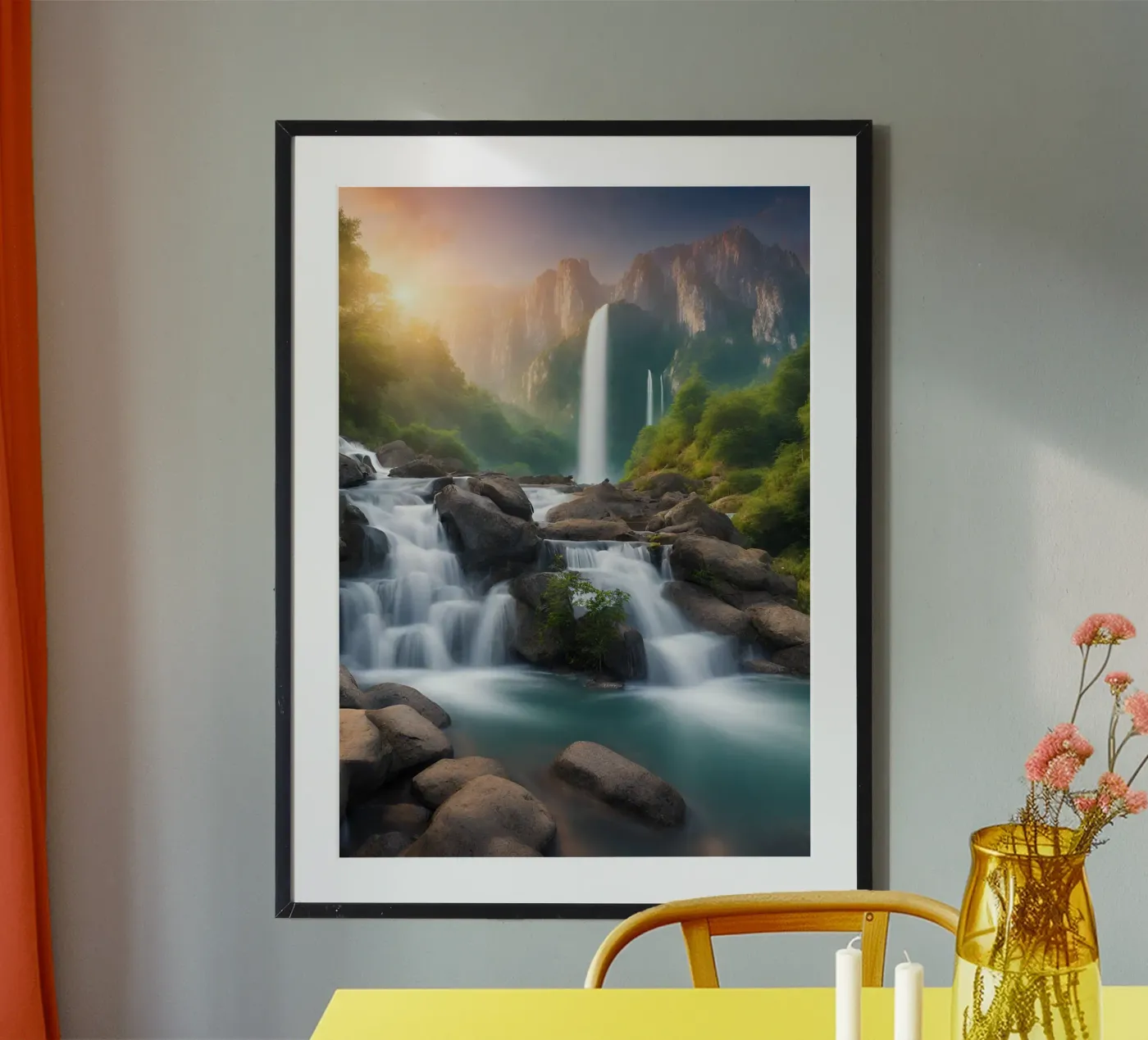 Paradies Waterfall poster da Poster Dreams