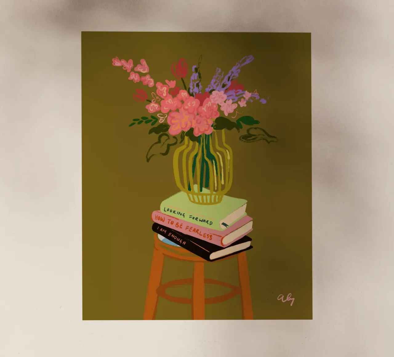 Flowers in Vase pellicola backlit da Arty Guava