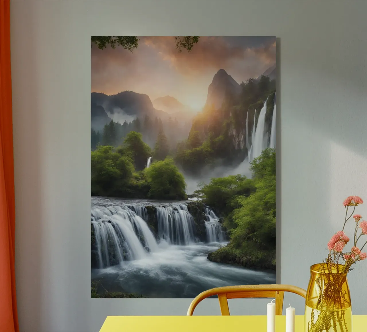 Paradies Waterfall plexiglass da Poster Dreams