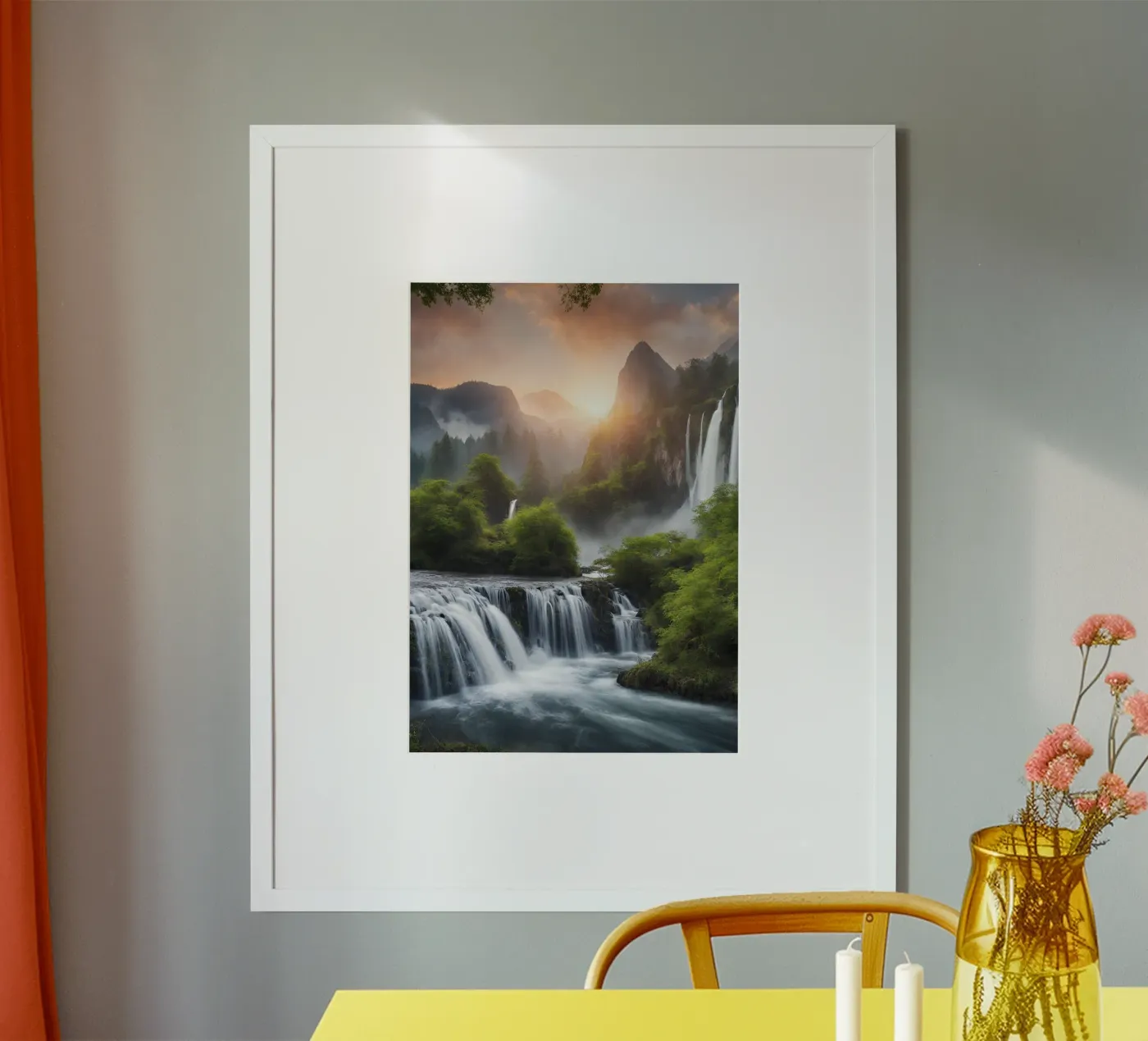 Paradies Waterfall poster da Poster Dreams